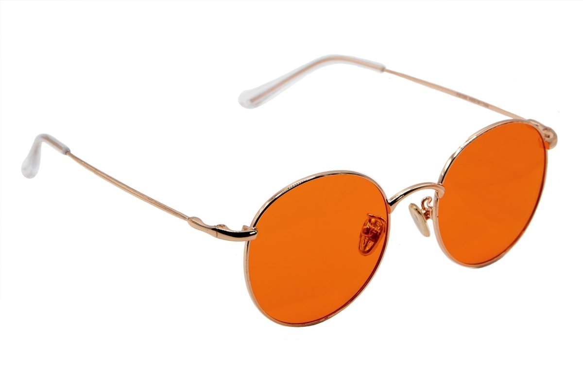 Blaulichtfilterbrille Blue Blocker Brille orange Gläser Schlaf