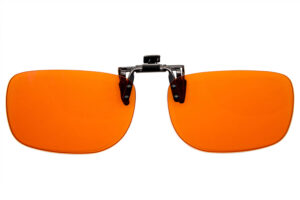 Blaulichtfilter Brillenaufsatz Clip-On Blue Blocker